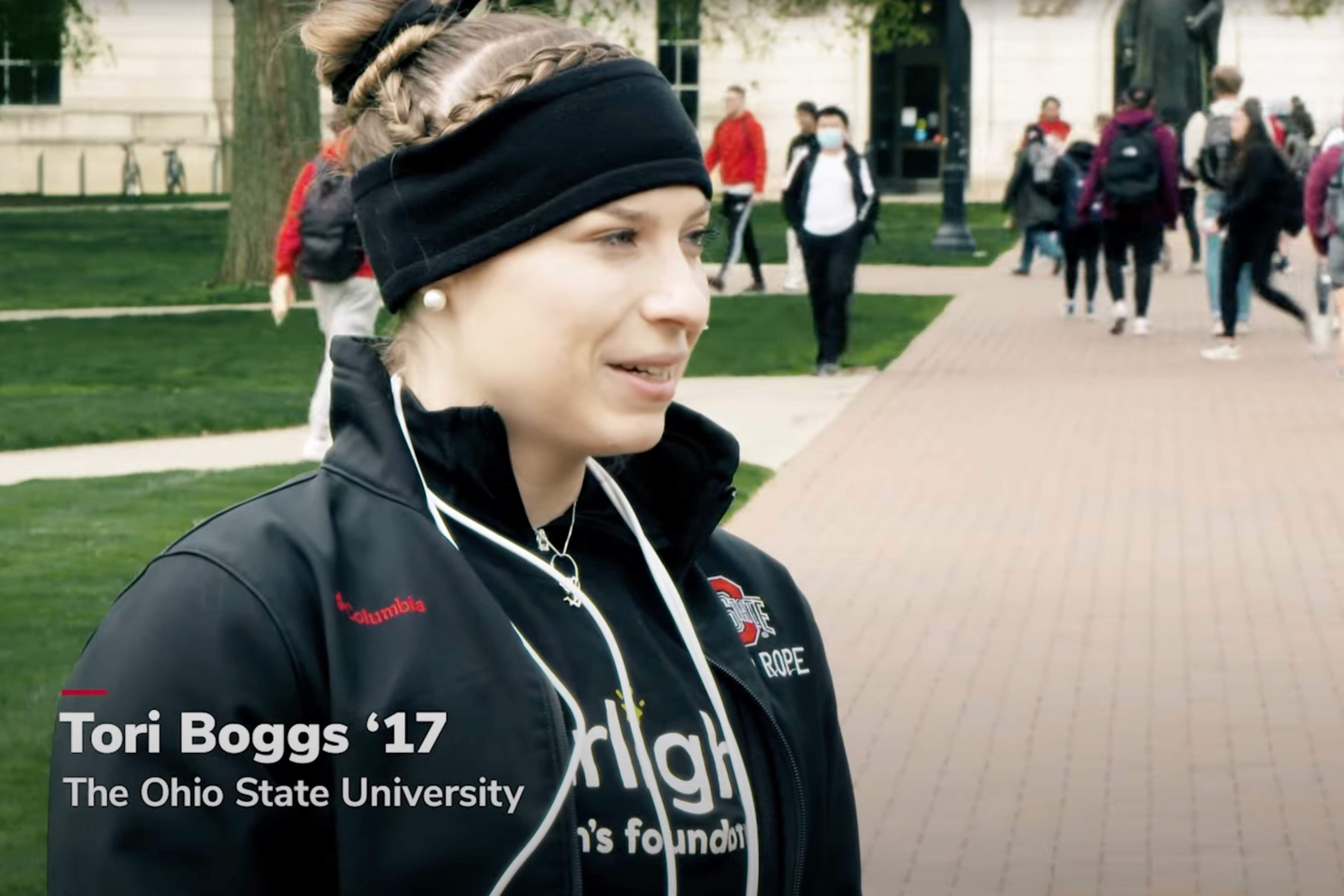 Ohio State alumna Tori Boggs brings jump rope education across the world