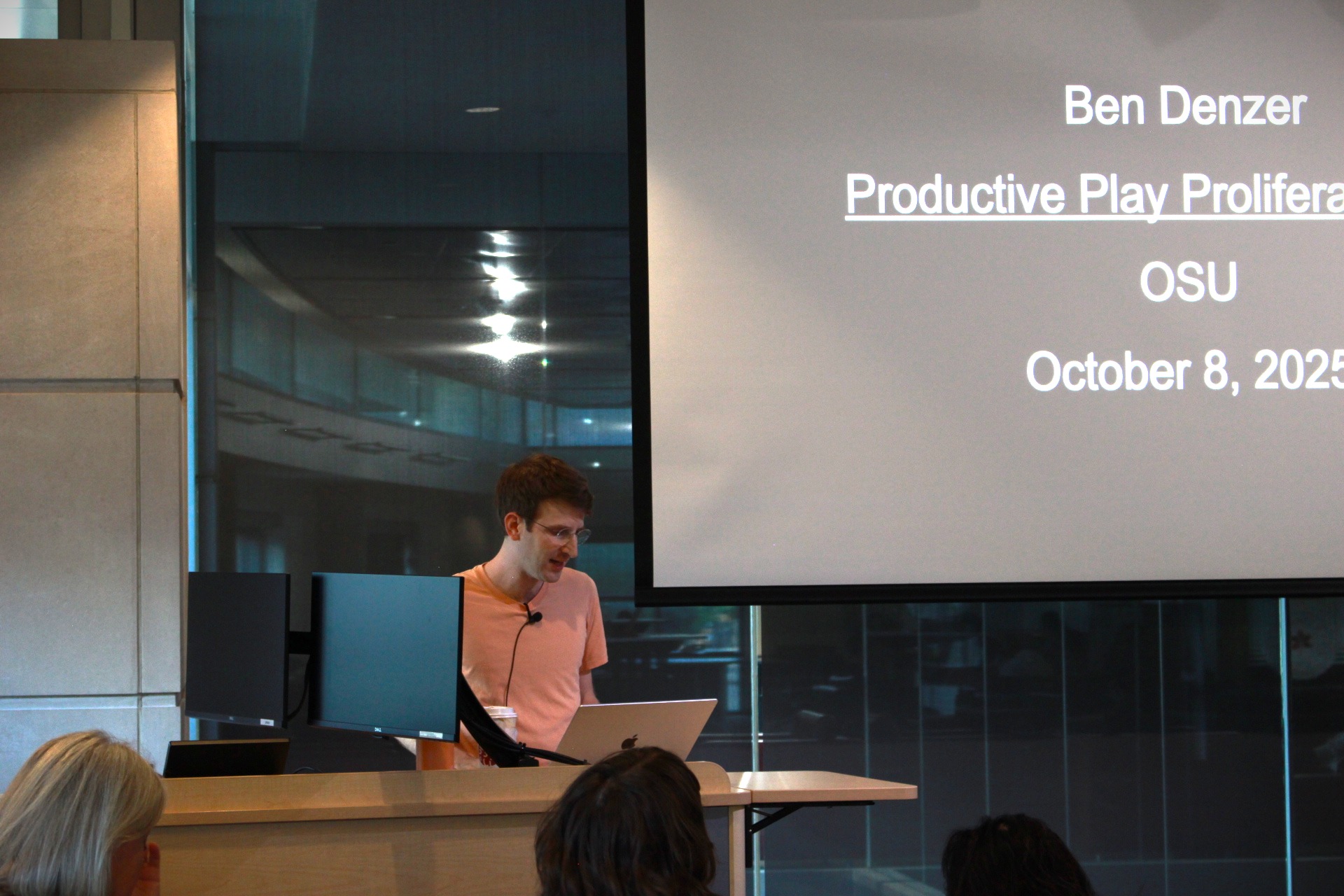 Ben Denzer giving a presentation
