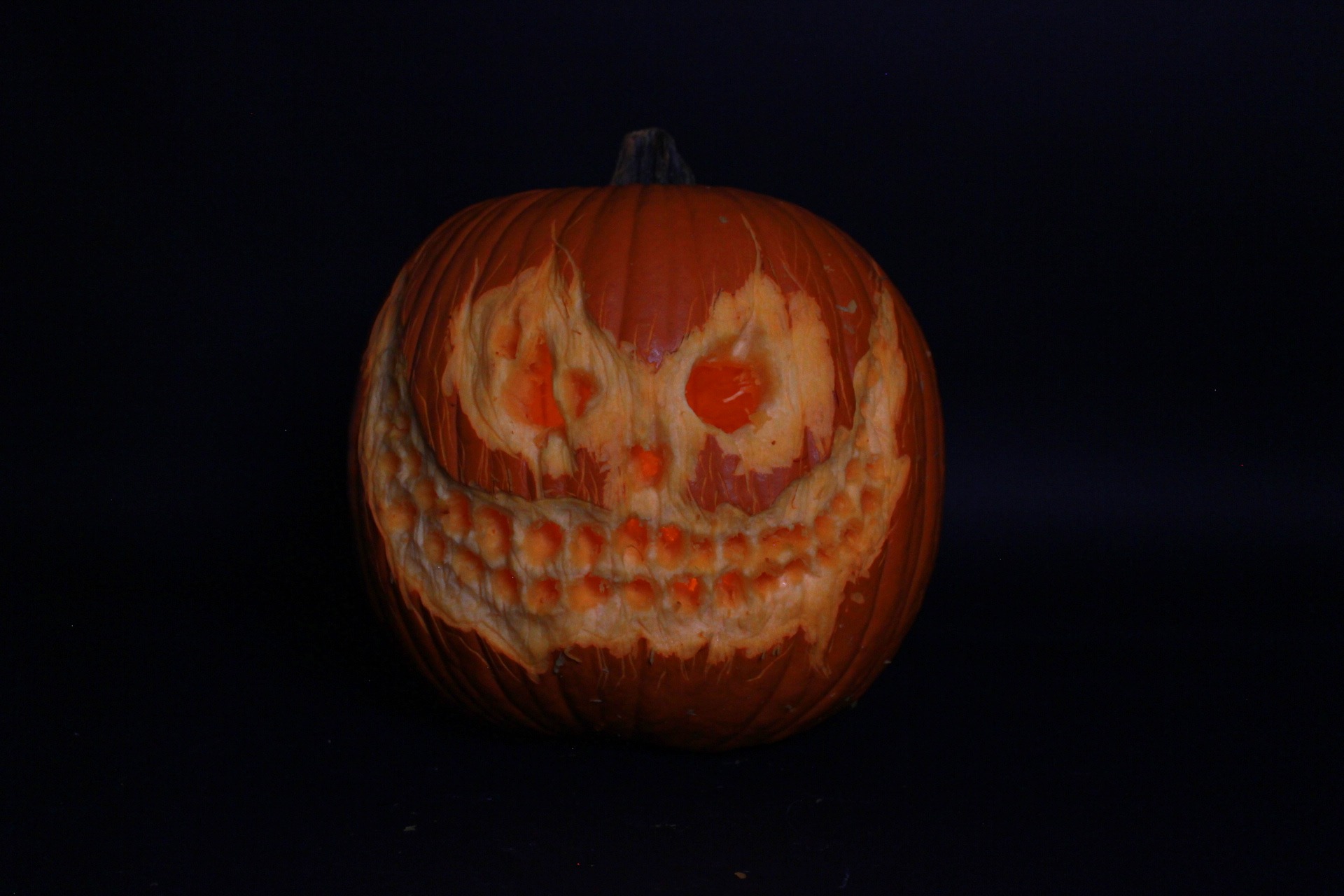 First place pumpkin, carved by Hannah