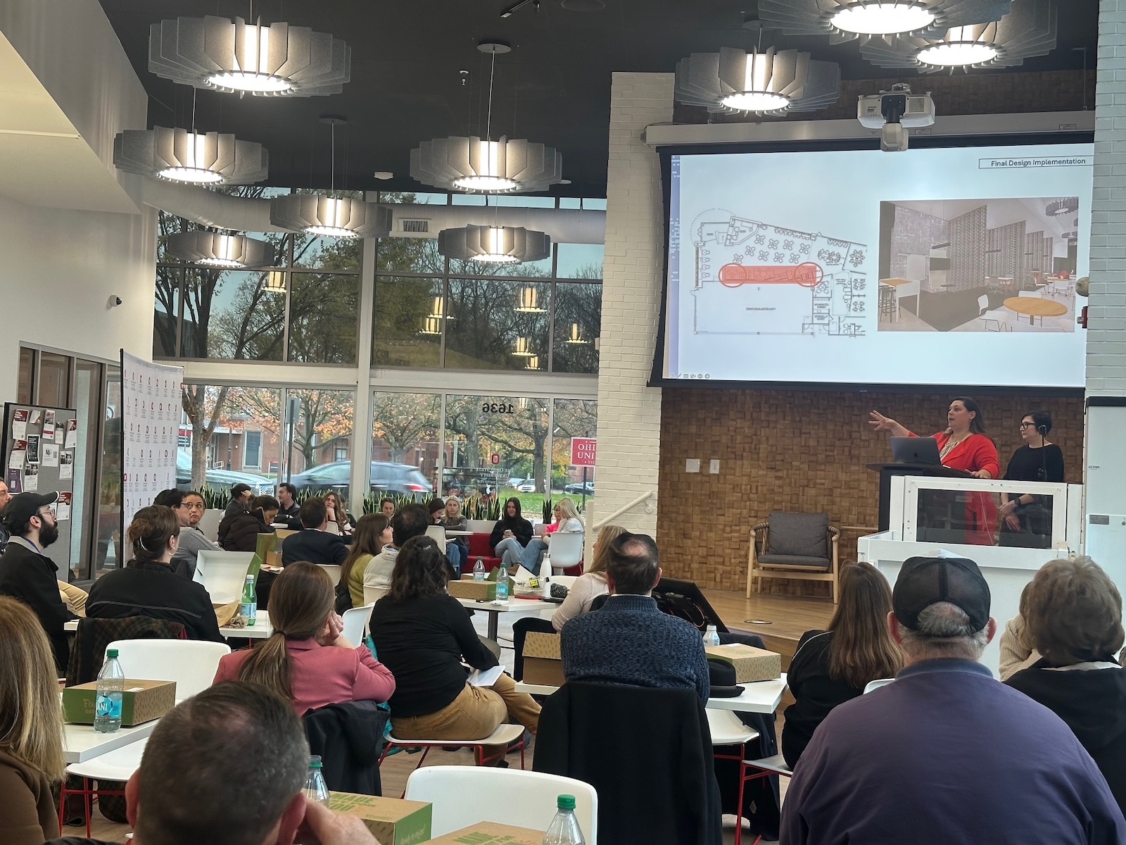 Matheny presenting at Keenan Center