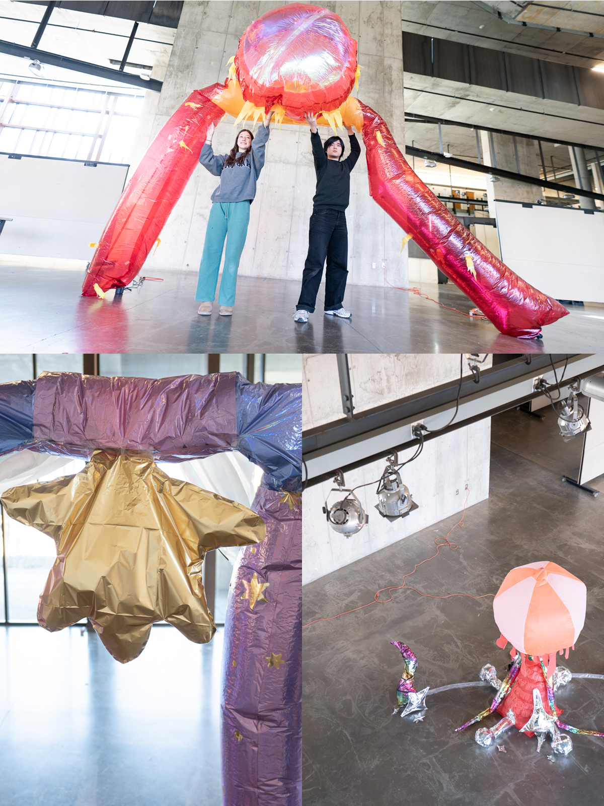 Austin and Syd inflatable images