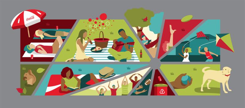 2. Image of Vector design of the mural