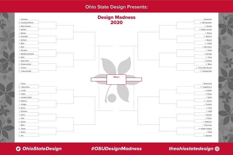 Ohio State Design Madness Bracket
