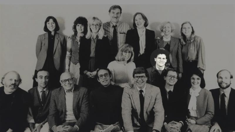 Ohio State design faculty and staff photo circa 1986.