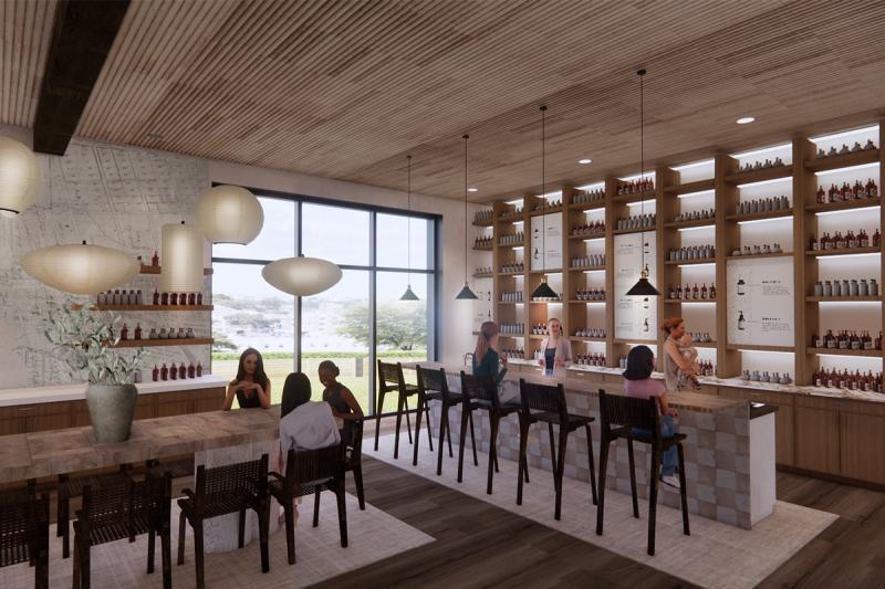 Interior rendering of farmacy