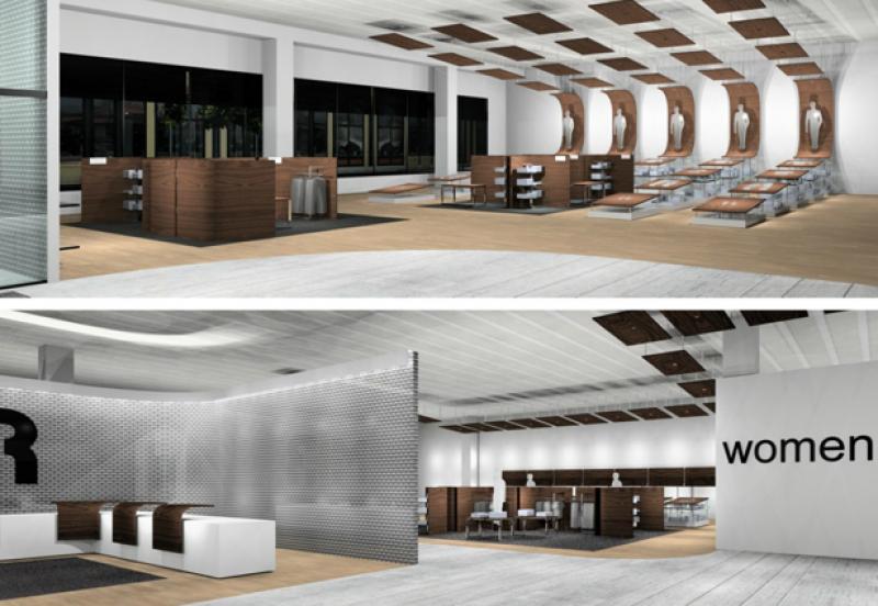 Tyler Rink's work Enlarged picture of Tyler Rink's award winning retail store concept