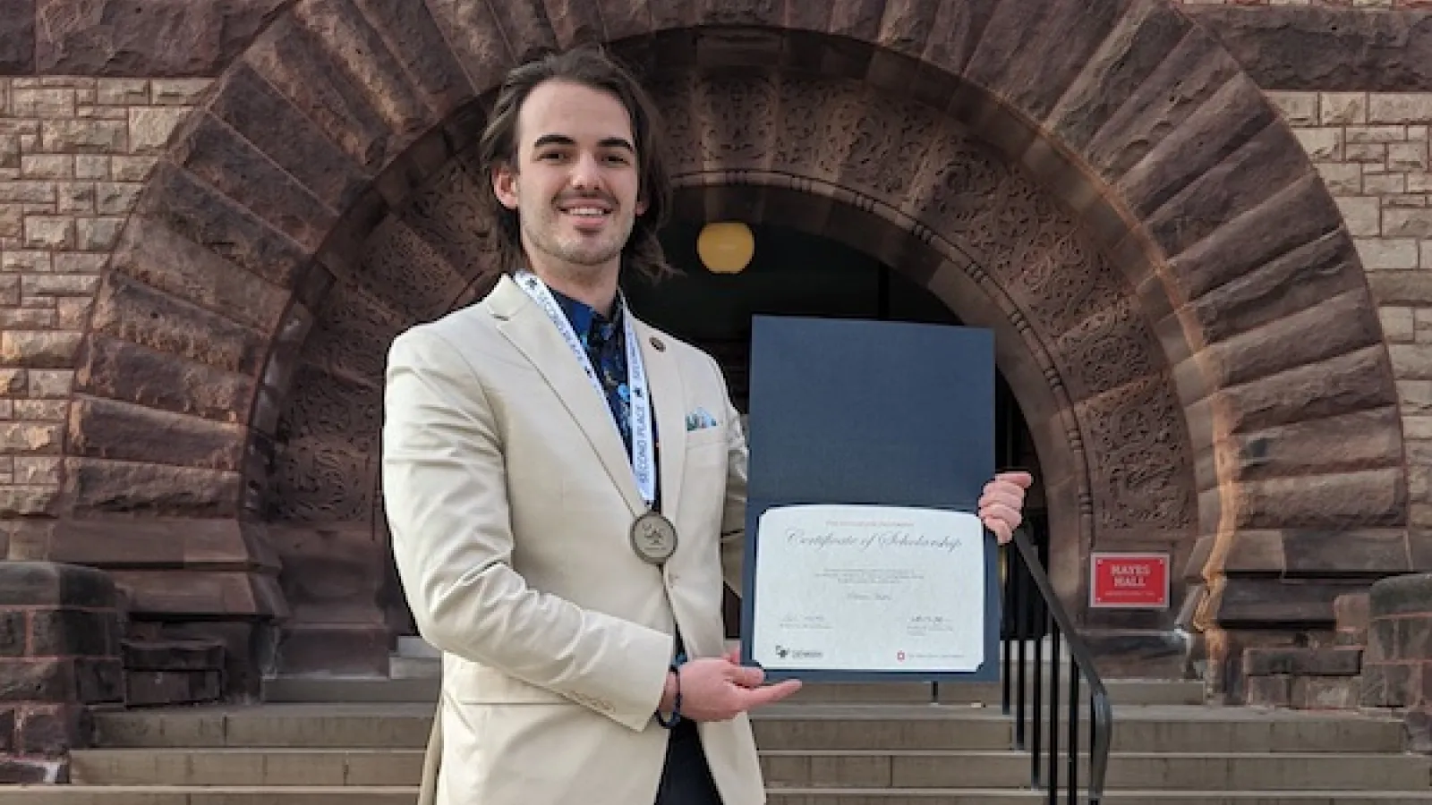 Blaine Hafen, a senior in Industrial Design