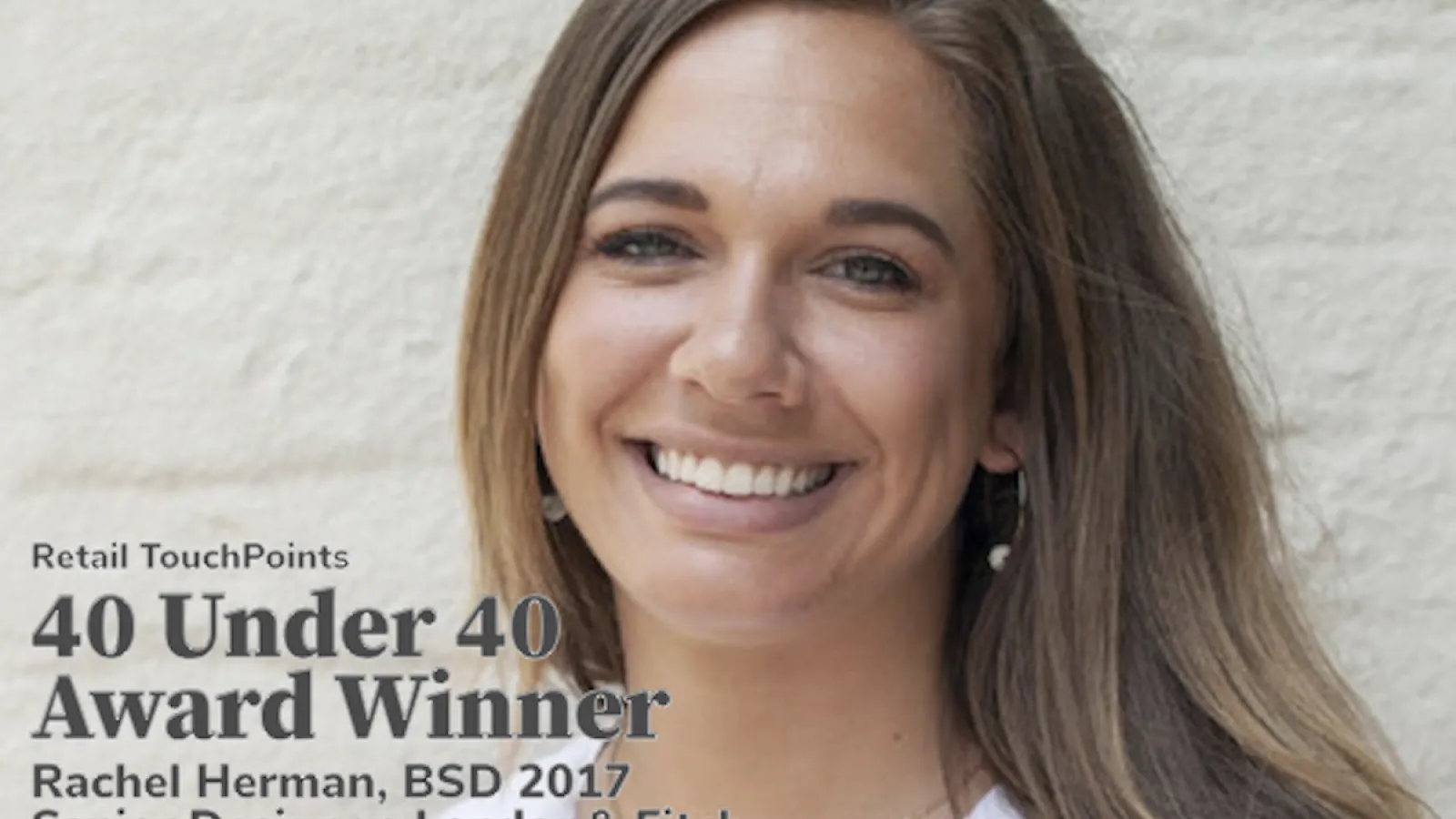 Alumna Rachel Herman Receives Retail TouchPoints 40 Under 40 Award
