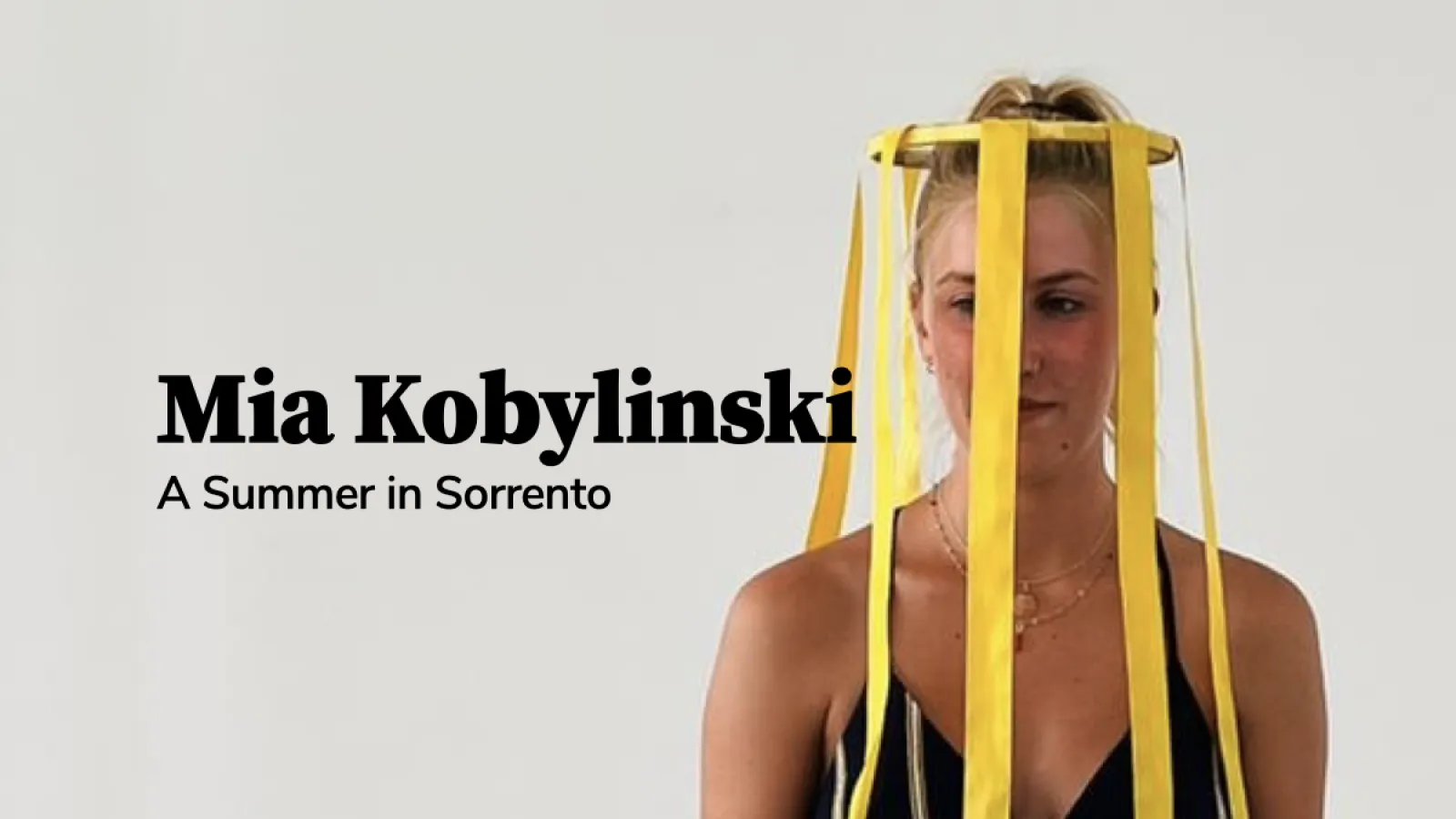 Mia Kobylinski: A Summer in Sorrento