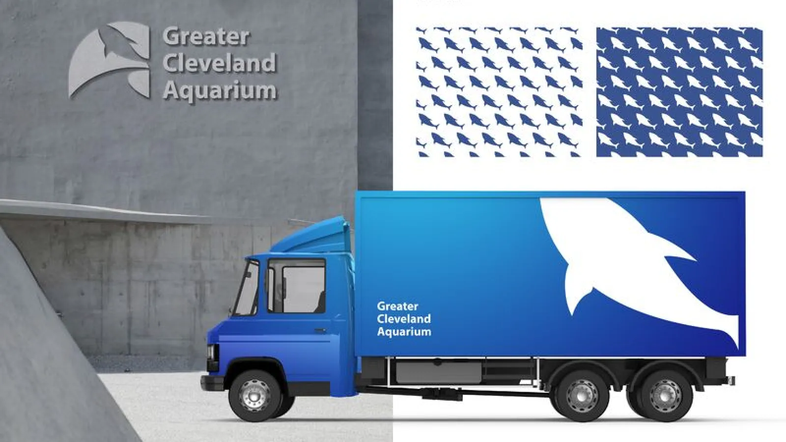 Student work- Applied brand concept for aquarium