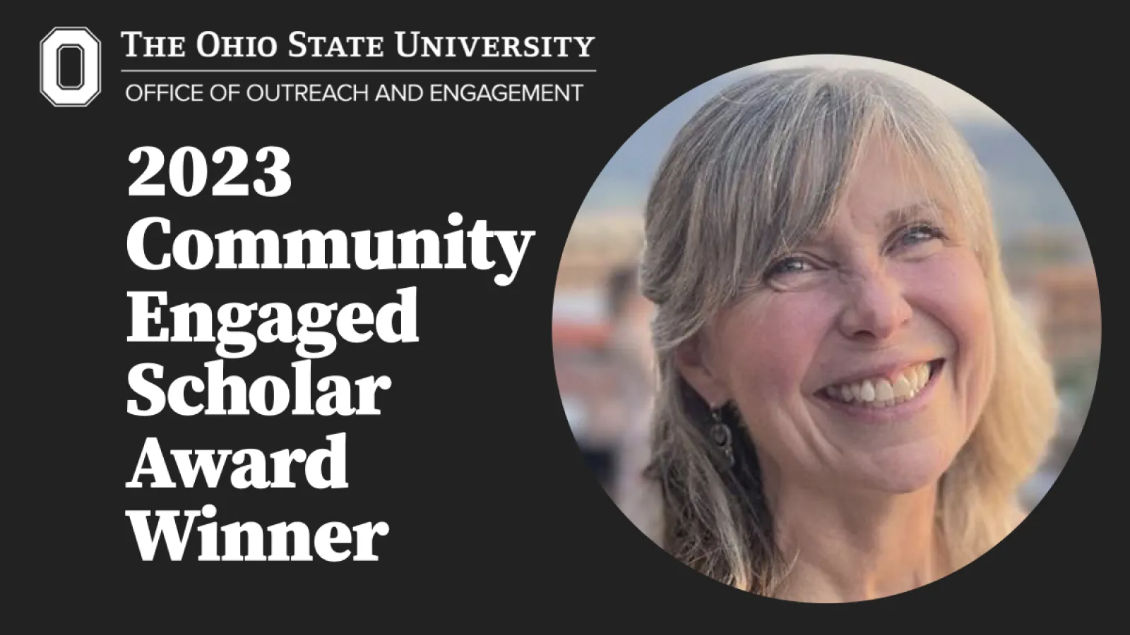 2023 Community Engaged Scholar Award Winner