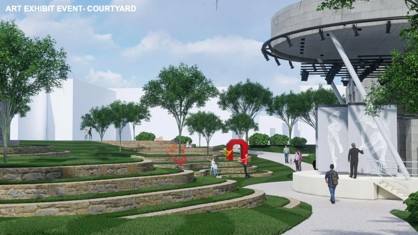 Sullivant Outdoor Venue Renovation rendering
