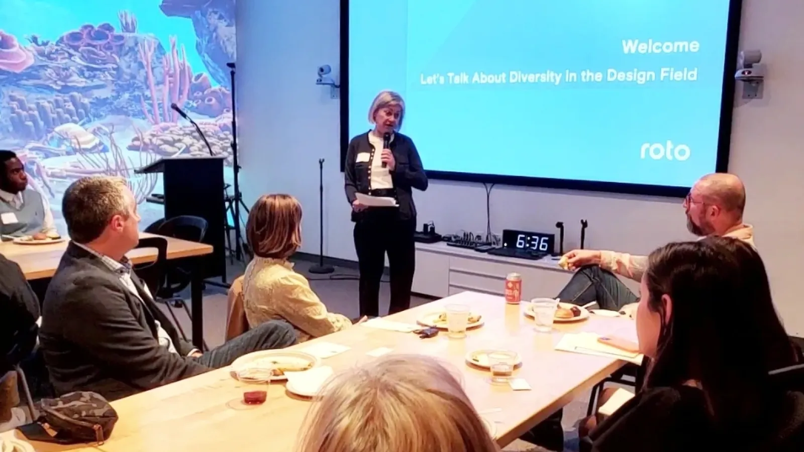 Dr. Fabienne Munch presenting