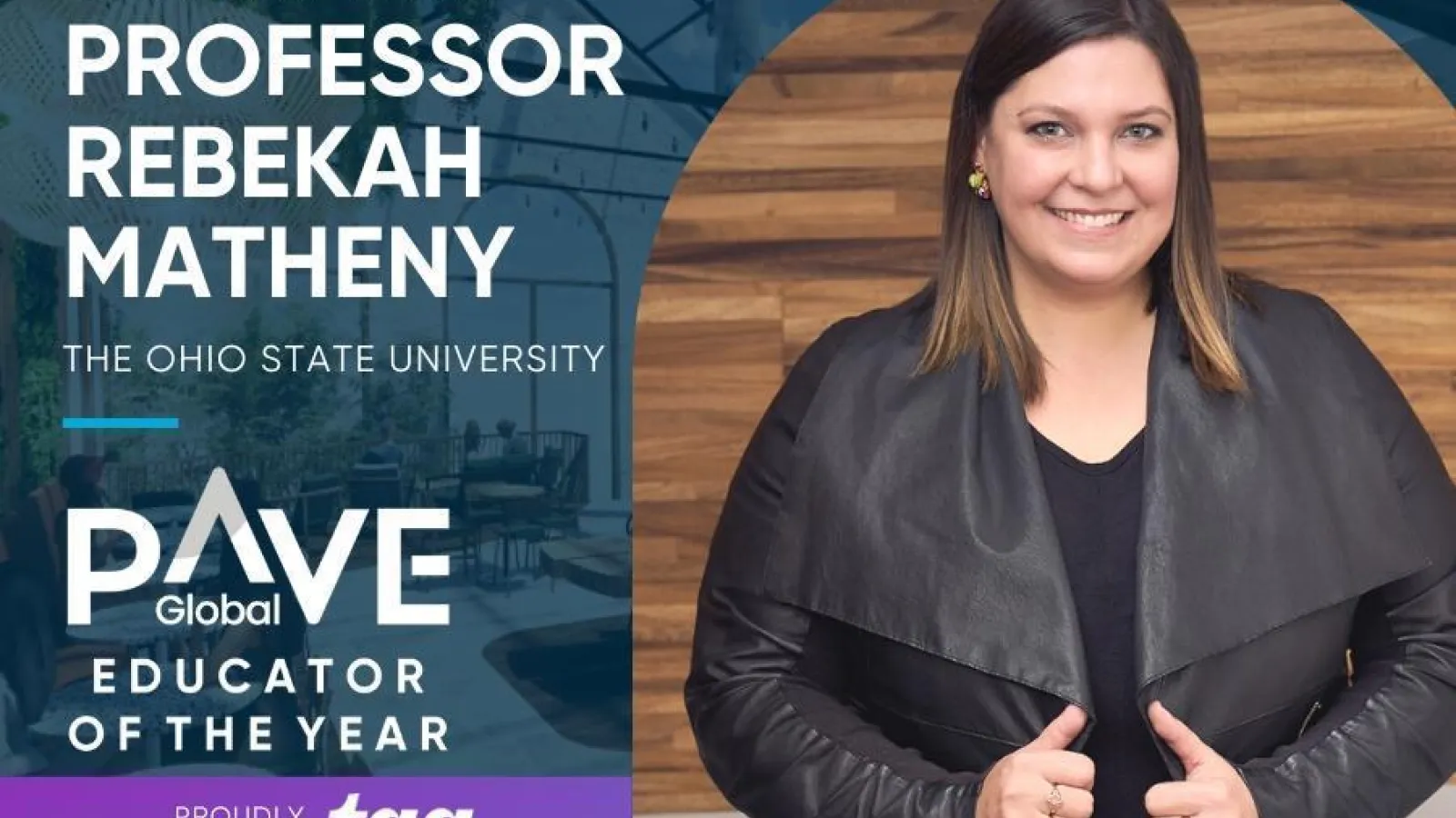 Interior Design Professor from The Ohio State University Named 2023 PAVE Educator of the Year