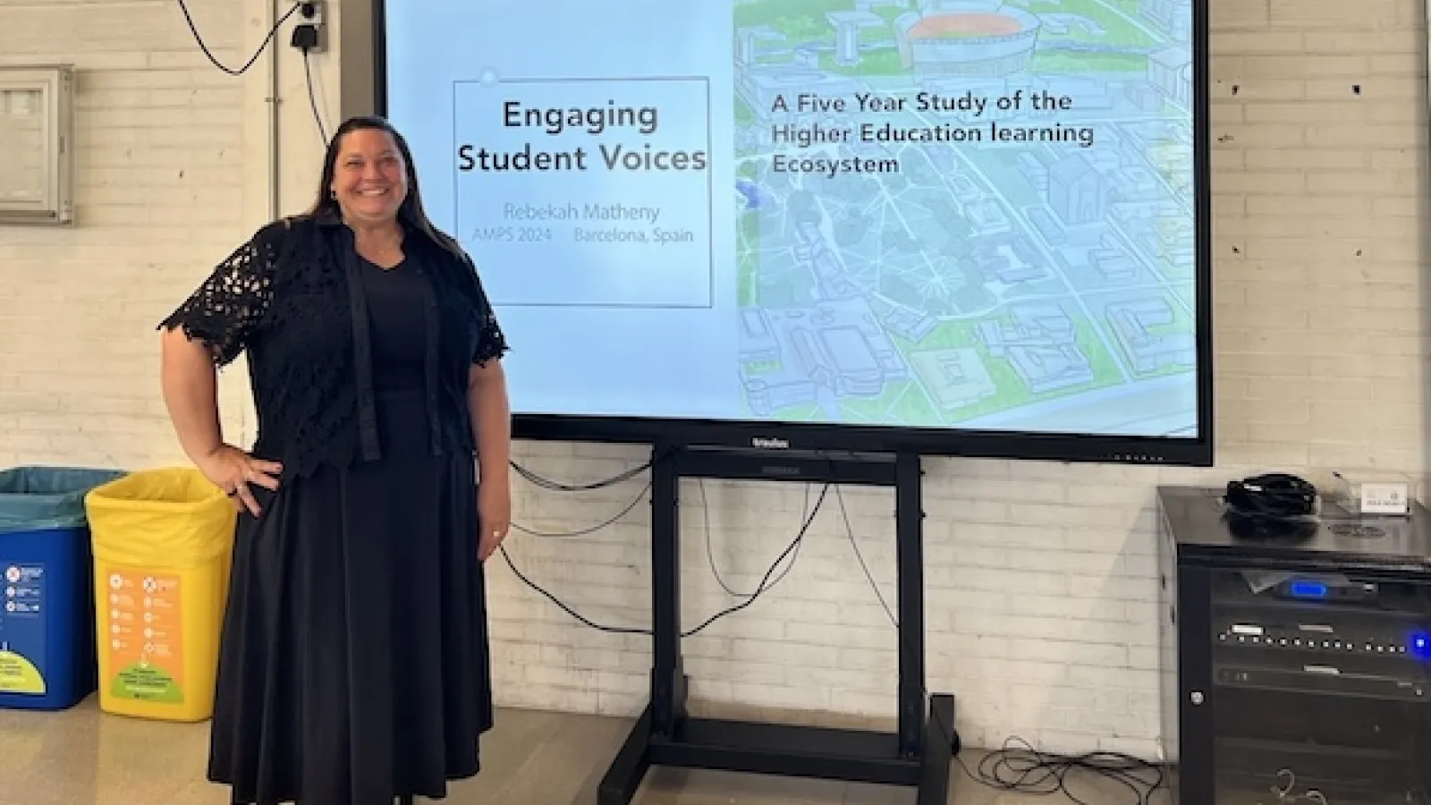 Rebekah Matheny presenting at AMPS