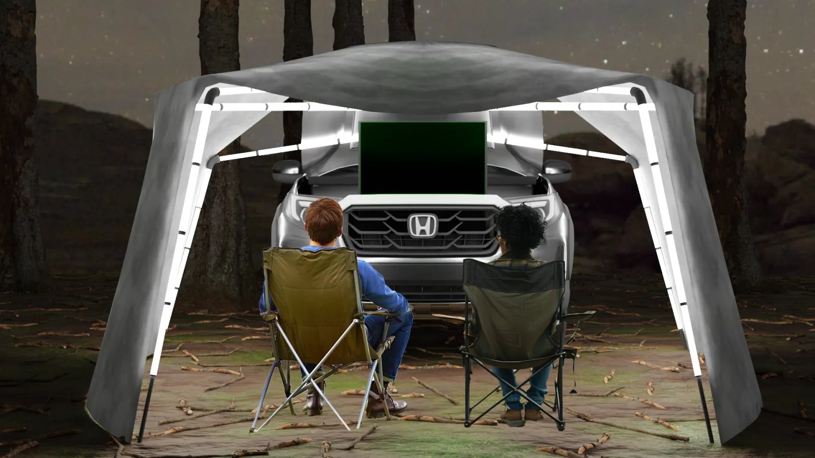FoldNest: Transforming the EV Frunk into a Functional Camping Space