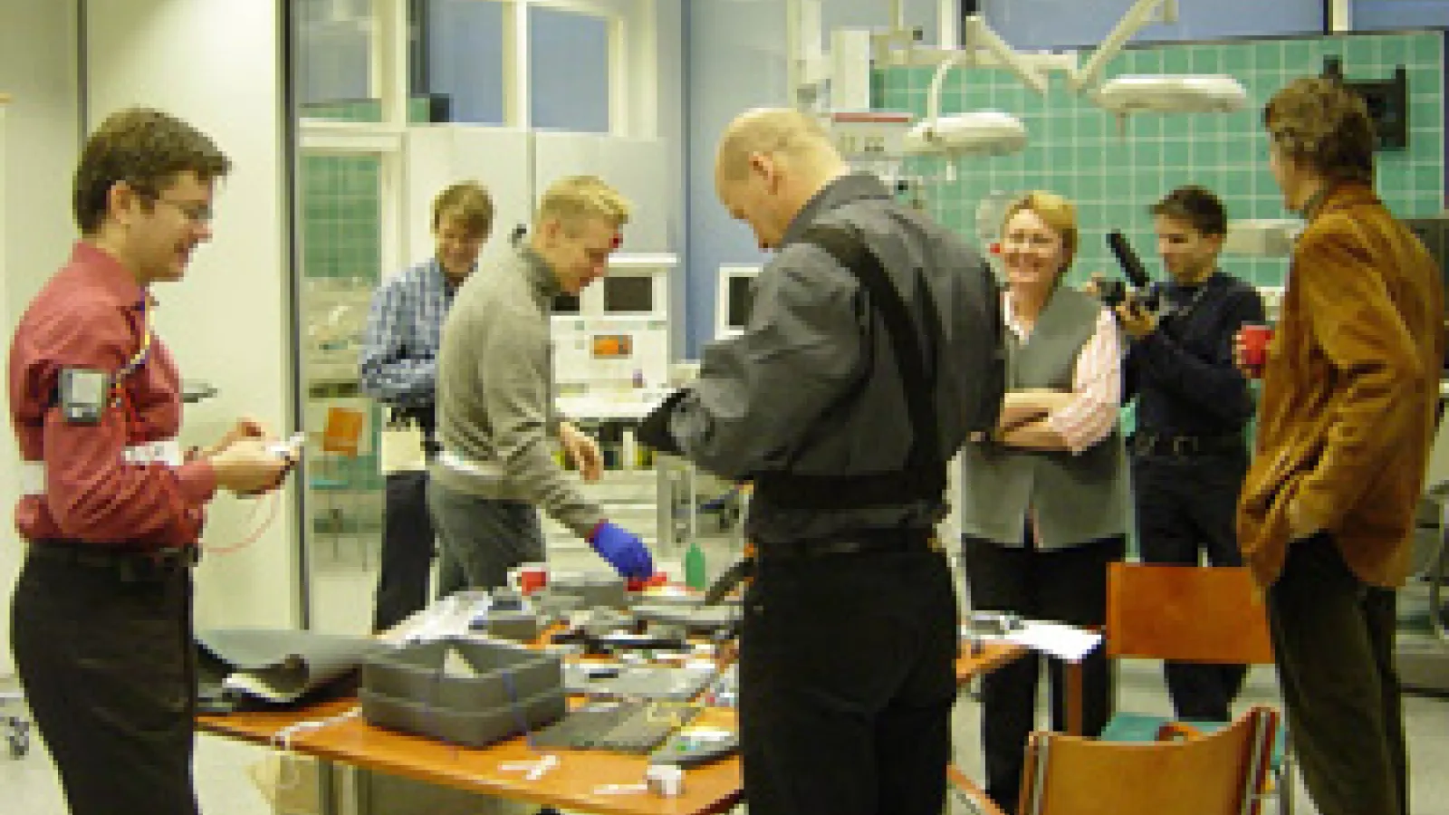 People participating in healthy eating experiment