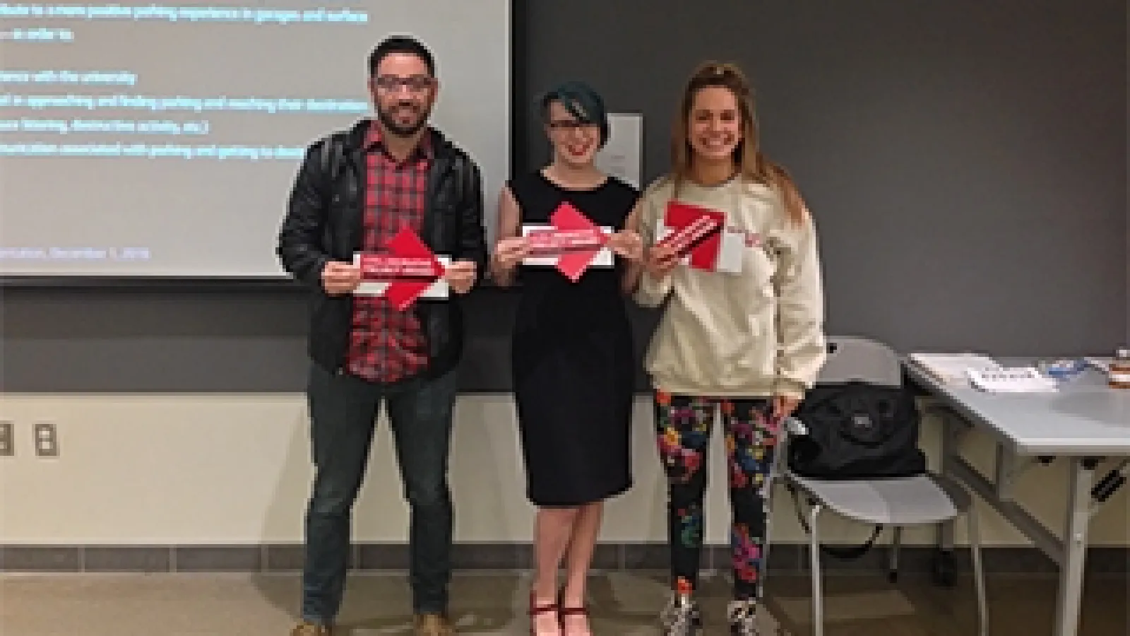 “Best overall project” went to Team 5 -- Lucas Pacheco, Sky Carver and Rachel Herman.