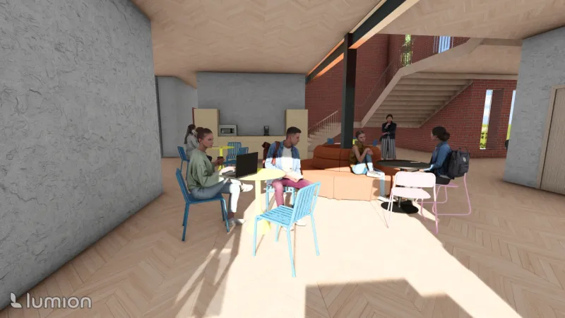 First Floor Cafe Rendering