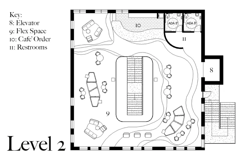 Franklinton Fresh Market Floor Plan Level 2