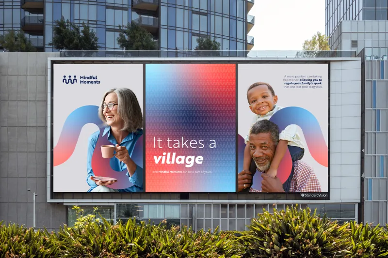 Digital billboard advertisement outside of a medical facility designed with the intent to spread brand awareness and visibility. 