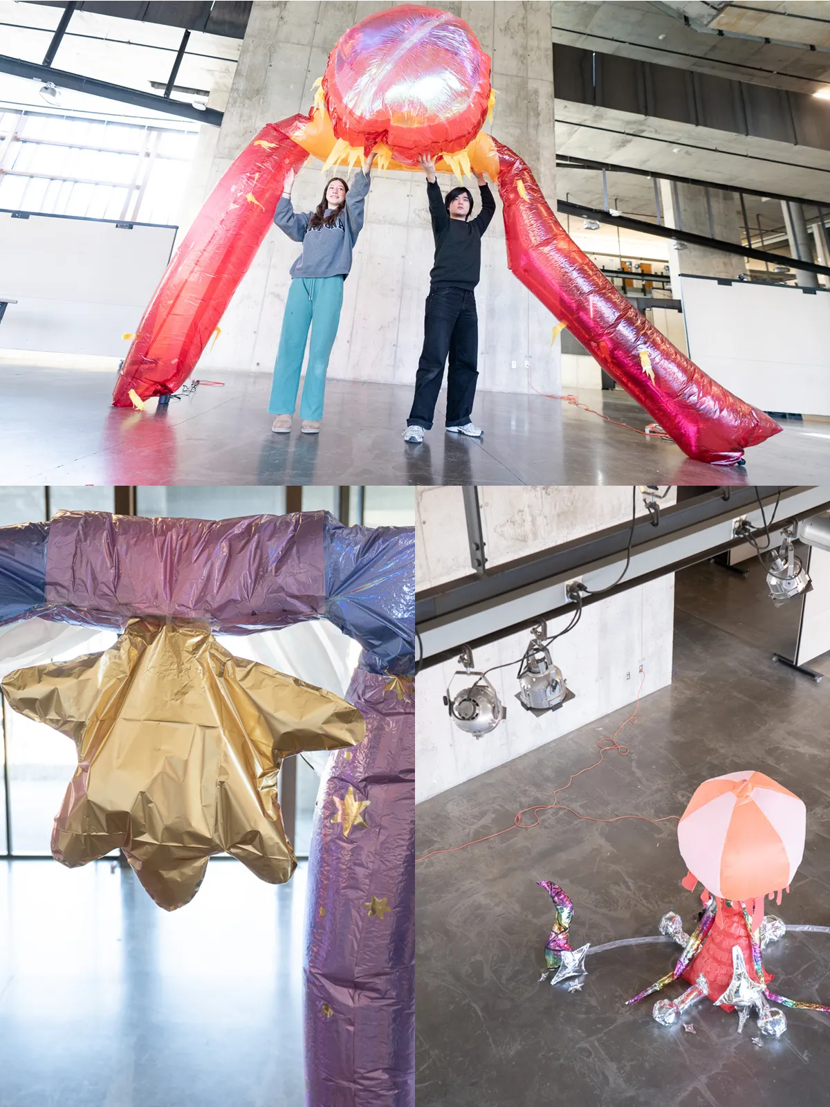 Austin and Syd inflatable images