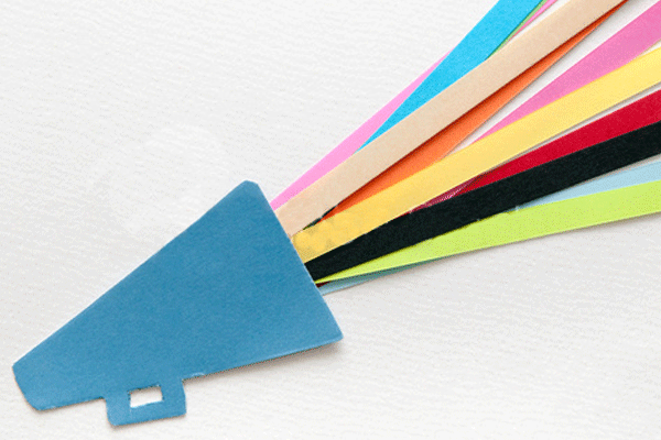 felt megaphone