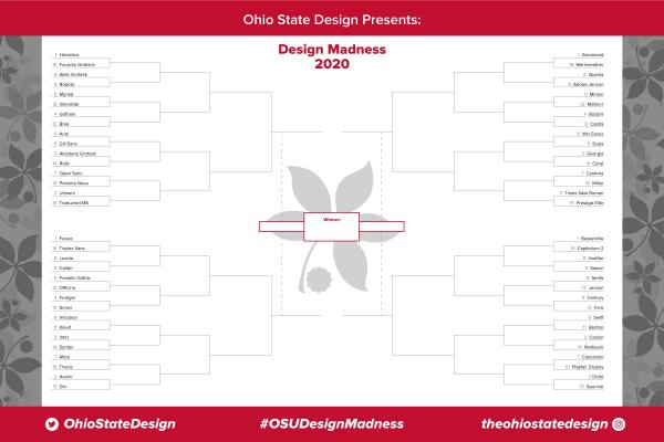 Ohio State Design Madness Bracket