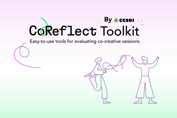 Cover page for the CoReflect Toolkit: Easy-to-use tools for evaluating co-creative sessions.