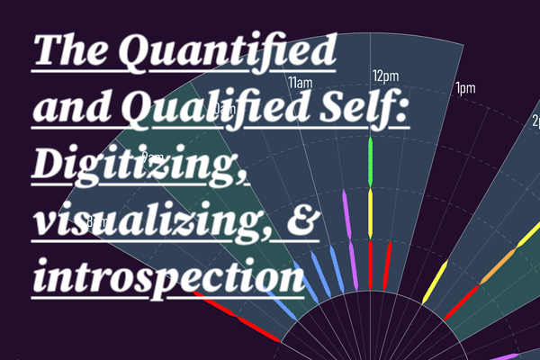 The Quantified and Qualified Self: Digitizing, visualizing, & introspection