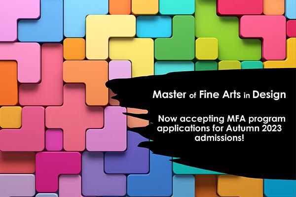 Accepting MFA applications for Autumn 2023