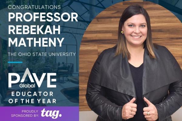 Interior Design Professor from The Ohio State University Named 2023 PAVE Educator of the Year