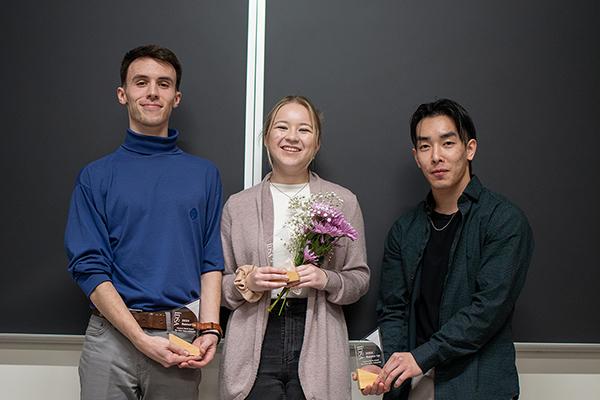 Three IDSA Student Merit Award participants