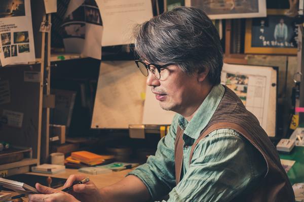 Animator Ahn Jae-huun at work in studio