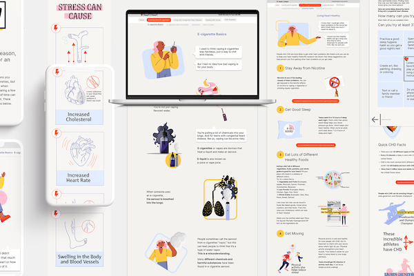 screen mockups of the tool