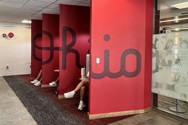The new Journalism Building lobby