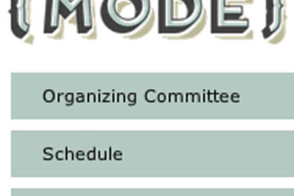 Text: MODE Organizing Committee, Schedule, Accommodations 