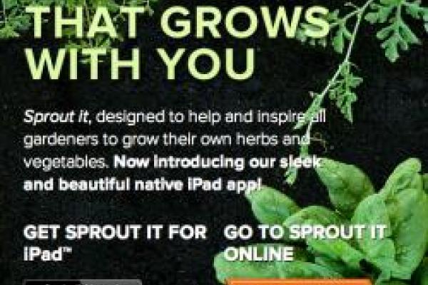A poster for Sprout It