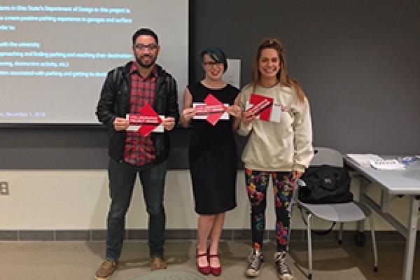 “Best overall project” went to Team 5 -- Lucas Pacheco, Sky Carver and Rachel Herman.