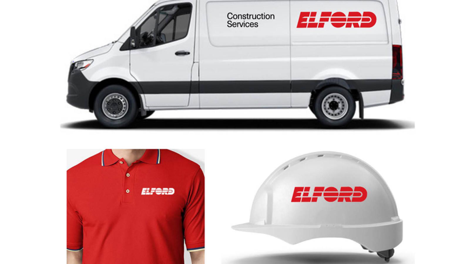 Elford Construction Services brand identity
