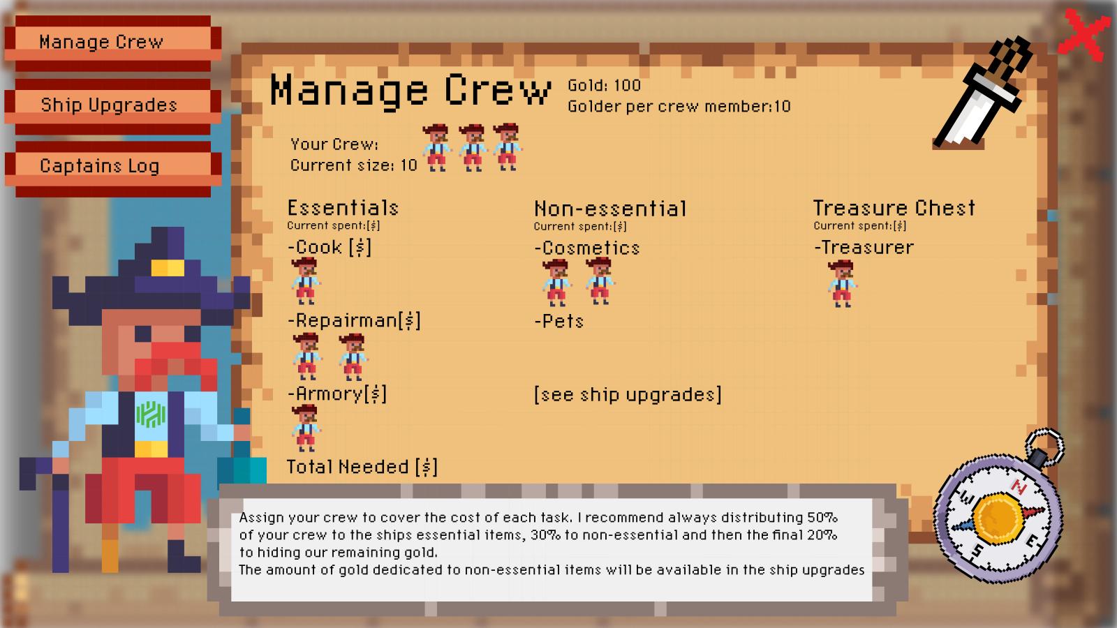 the feature helps the player learn the basics to managing a budget